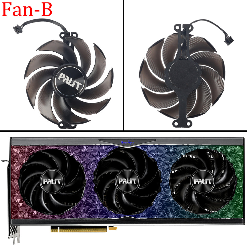 Fan Replacement For Palit RTX 4070 Ti 4080 4090 GameRock Graphics Card