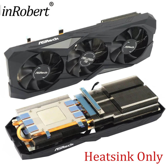 For ASROCK RX 5600 XT CHALLENGER Video Card Heatsink New Original RX5600XT Replacement Graphics Card GPU Heat Sink