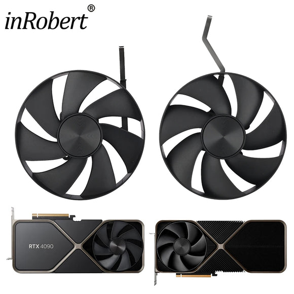 For NVIDIA GeForce RTX 4090 Founders Edition Video Card Fan AD4A31K04 AD4A31K05 RTX4090 Graphics Card Cooling Fan