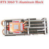 For EVGA GeForce RTX 3060Ti XC3 BLACK GAMING Graphics Card Replacement Heatsink / Aluminum Block / Shell