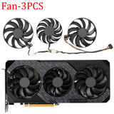 T129215BU T128010BU Graphics Card Cooler Replacement For ASUS Radeon TUF Gaming RX 5600 XT 5700 5700XT X3 EVO OC Cooling Fan
