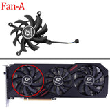 Video Card Cooling Fan For Colorful GTX 1650 1660 RTX 2060 Ultra OC Graphics Card Cooler