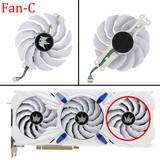 95MM RTX3070Ti Heatsink Video Card Cooling Replace For GALAX GeForce RTX 3070 Ti HOF GPU Graphics Card Cooler with case