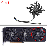 Video Card Cooling Fan For Colorful GTX 1650 1660 RTX 2060 Ultra OC Graphics Card Cooler
