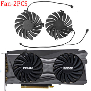 For INNO3D GeForce RTX 3070 TWIN X2 OC 85MM 4Pin Graphics Card Cooling Fan