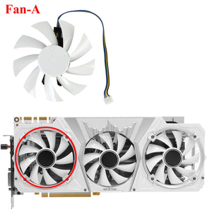 Video Card Fan Replacement For GALAX GTX 1060 1070 1070Ti 1080 1080Ti GA92S2H 87MM GTX1060 GTX1070 Graphics Card Cooling Fan