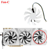 Video Card Fan Replacement For GALAX GTX 1060 1070 1070Ti 1080 1080Ti GA92S2H 87MM GTX1060 GTX1070 Graphics Card Cooling Fan