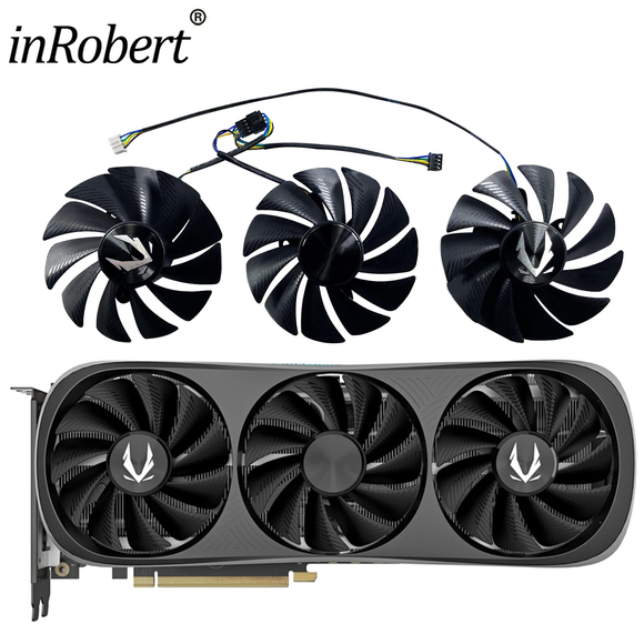 For ZOTAC Gaming GeForce RTX 4070 4070S 4070Ti 4070TiS 4080 Trinity Graphics Card Cooling Replacement Fan