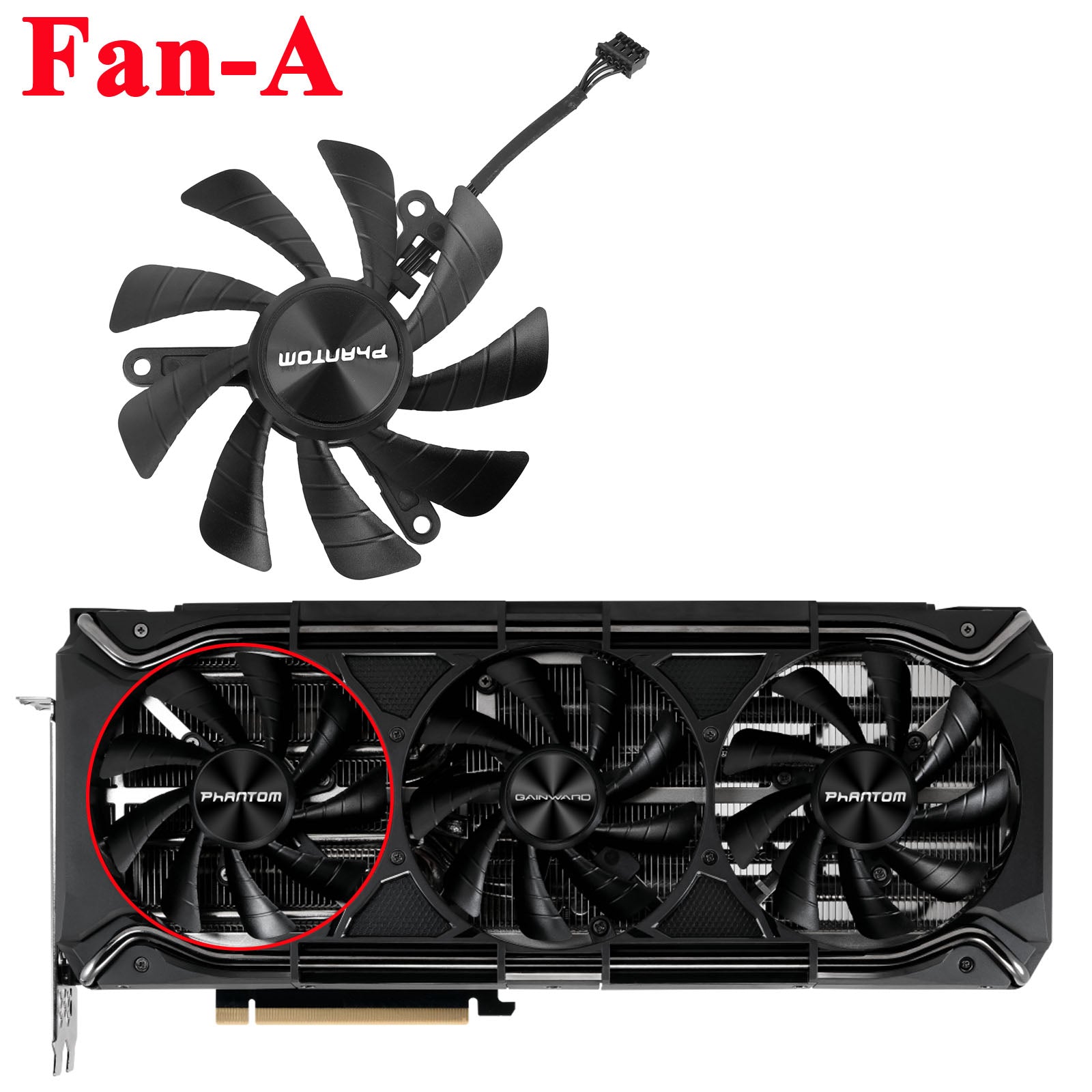 Graphics Card Fan For Gainward RTX 3070 3080 3090 Ti Phantom Video Car –  inRobert