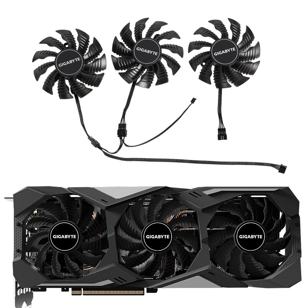 82MM T128015SU RTX2070 RTX2080 SUPER Graphics Card For Gigabyte 