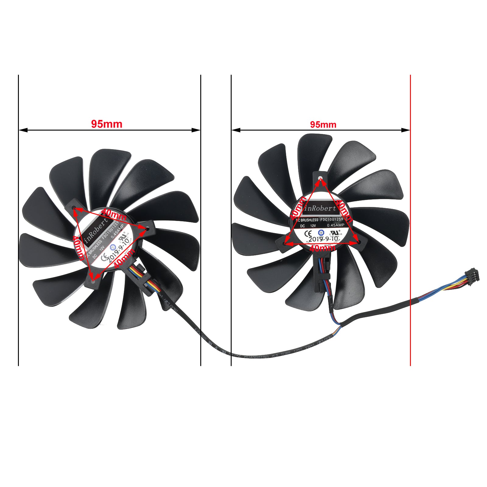 XFX Radeon RX 5700 XT / RX 5600 XT THICC III PRO Fan Replacement